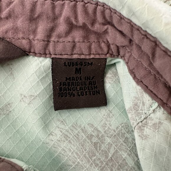 Aura equine western print scallop collar sleeveless pearl snaps Top Size M - Picture 5 of 6